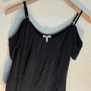 Joie Black Off-Shoulder Blouse